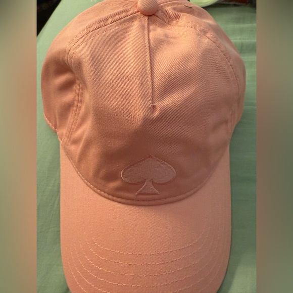 Kate Spade Baseball Cap in Grapefruit Soda (Pink)